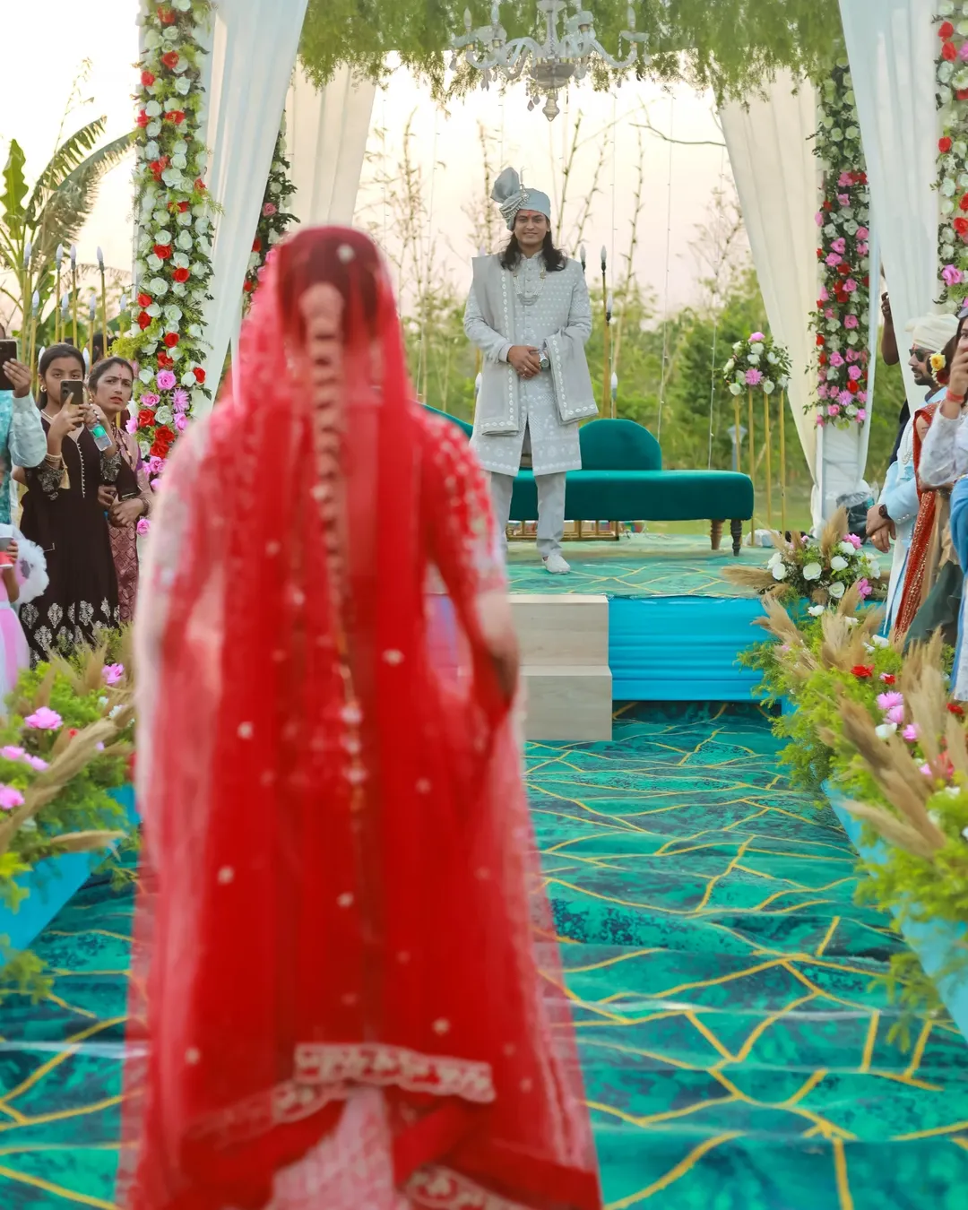 Wedding ceremony moment