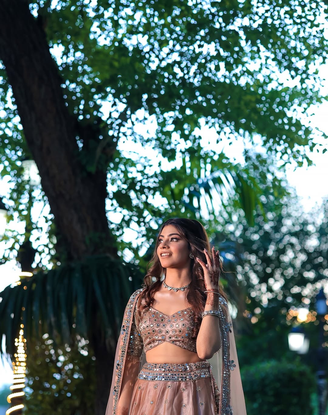 Wedding outdoor portrait